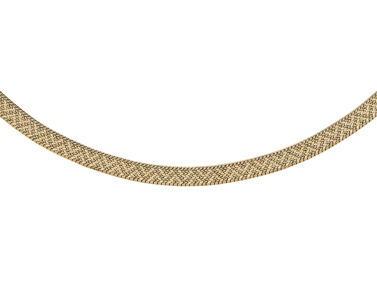Collier maille polonaise