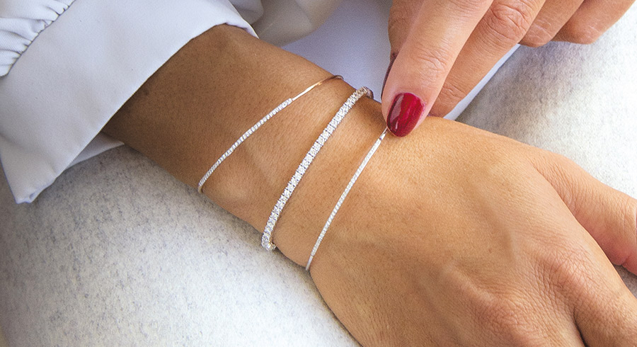 bracelets or et diamants