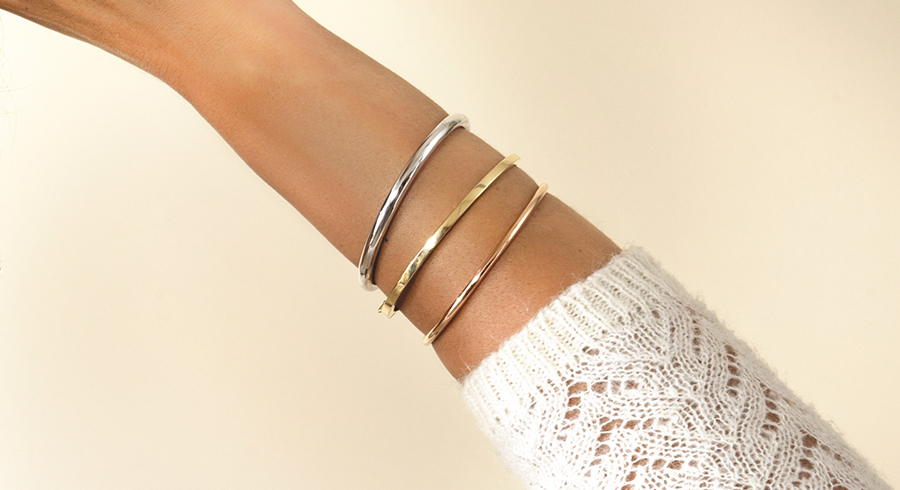 bracelets joncs or caplain saint andré