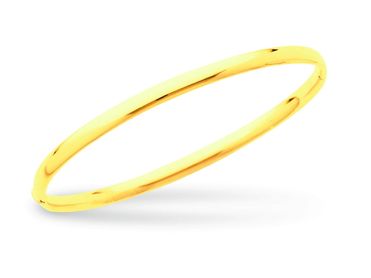 Bracelet Jonc ouvrant, fil ovale or jaune 18k caplain saint andré
