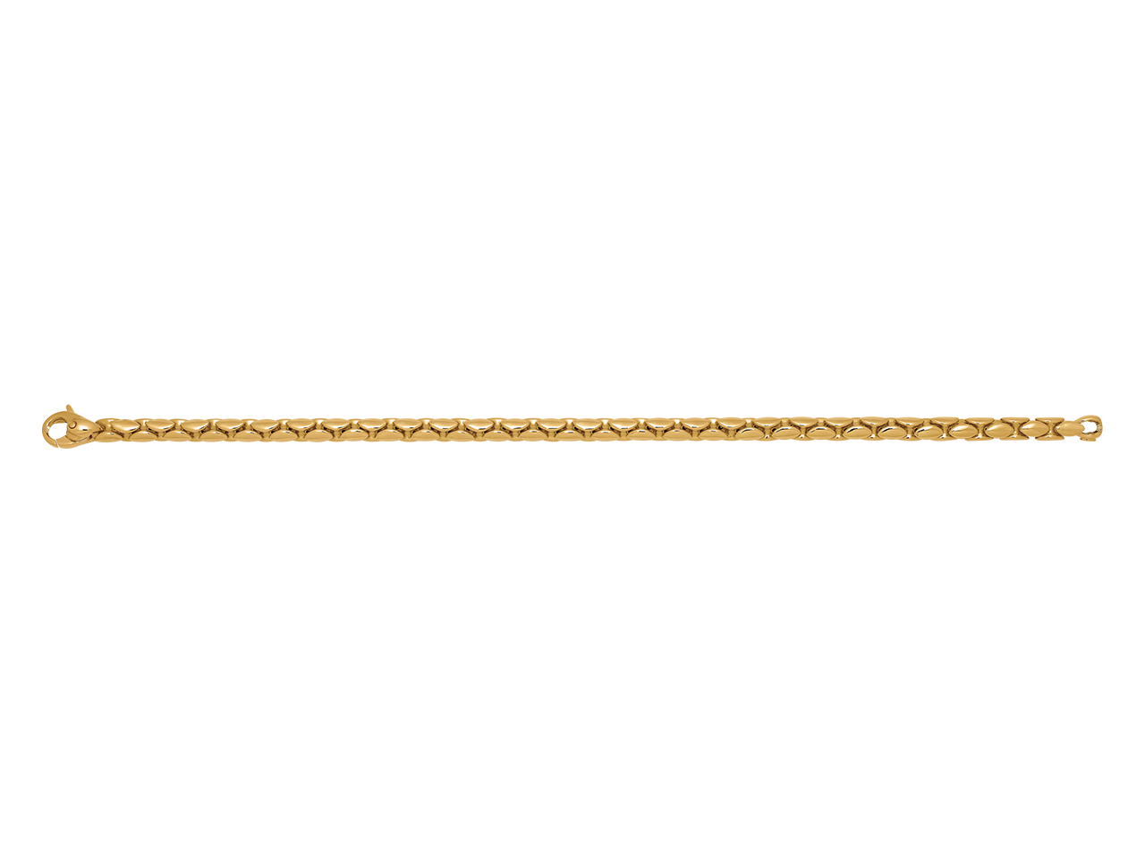 Bracelet cobra or jaune 18k caplain saint andré