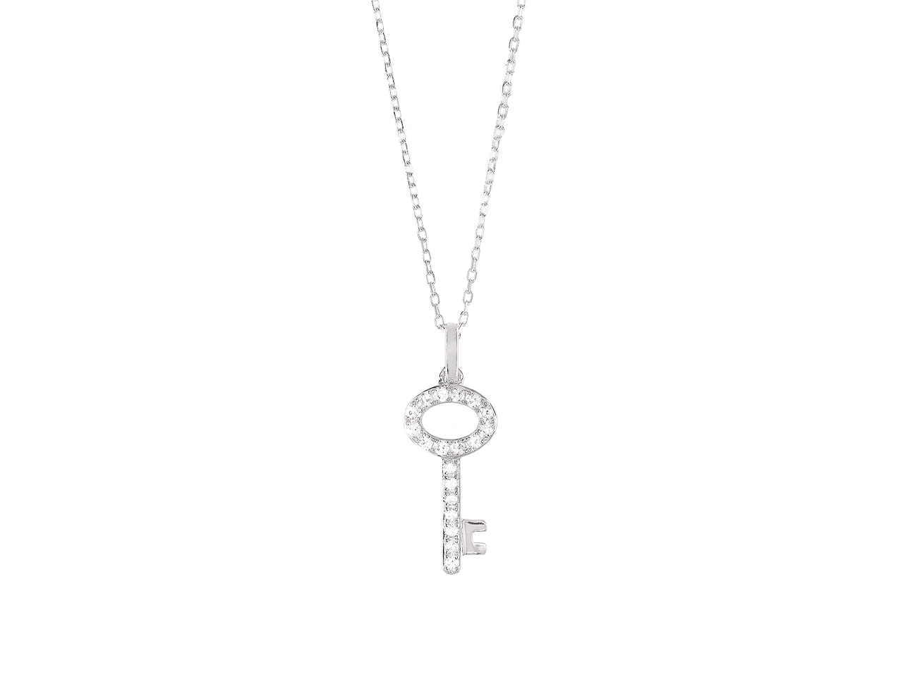 Bracelet clé 12 mm, diamants, Caplain Saint André