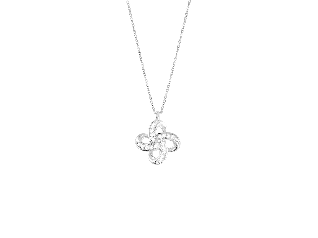 Collier motif Cercles, diamants, Caplain Saint André