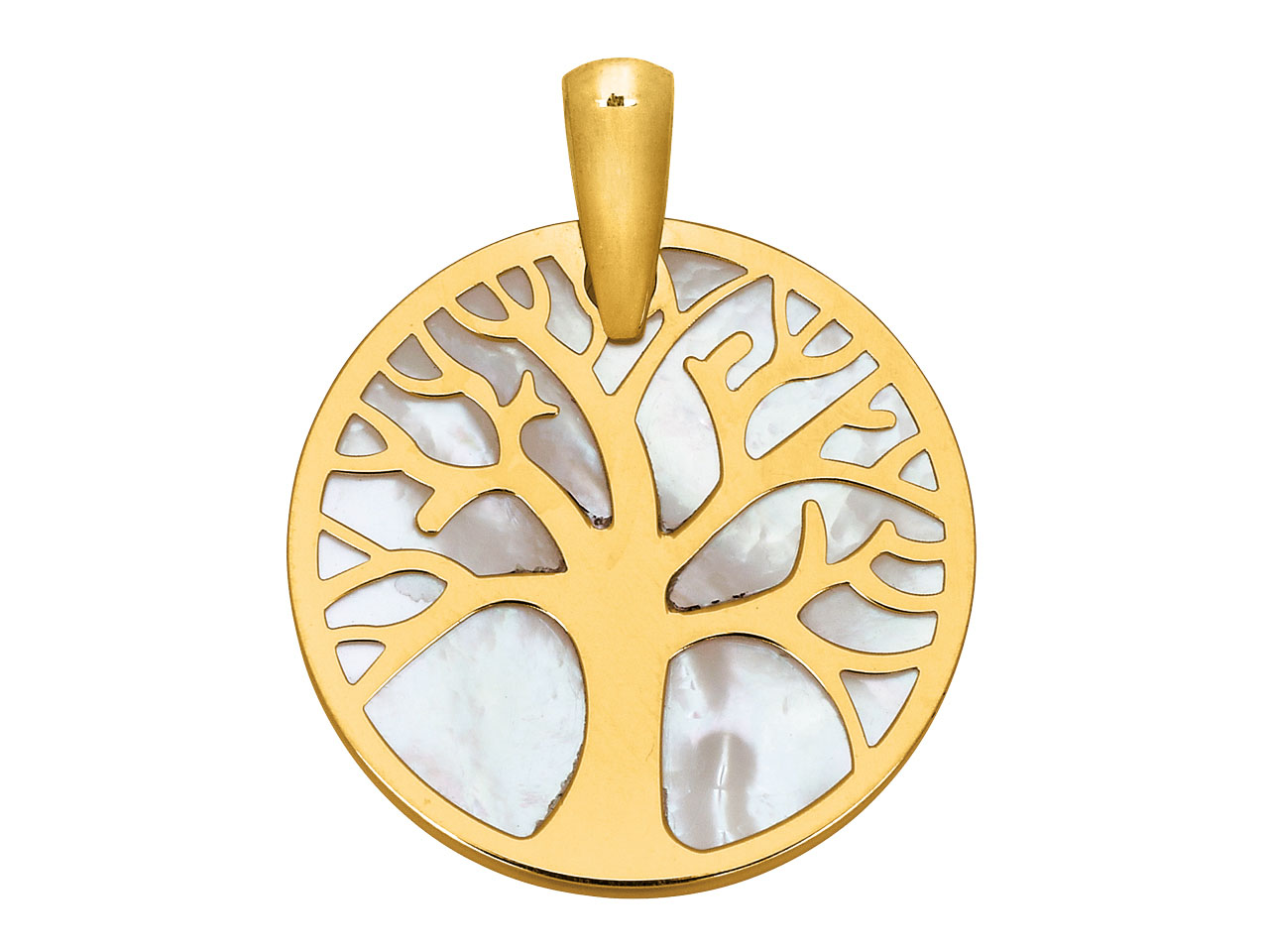 Pendentif Arbre de vie or jaune 18k caplain saint andré