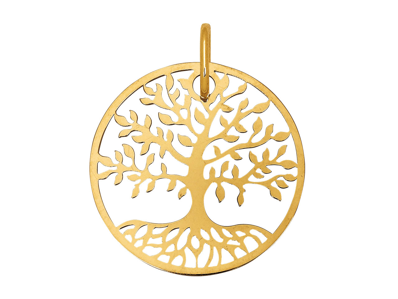 Pendentif Arbre de vie grand modèle Or jaune 18k caplain saint andré